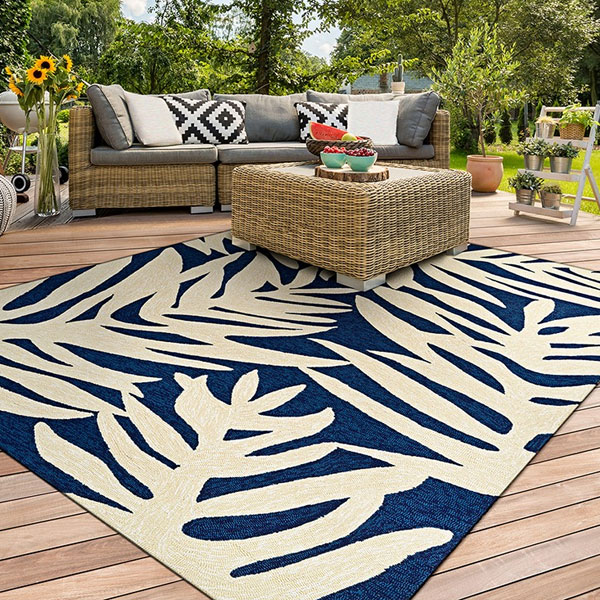 Covington Palms-Navy by Couristan - Image 4